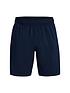  image of under-armour-training-woven-graphic-shorts-navywhite