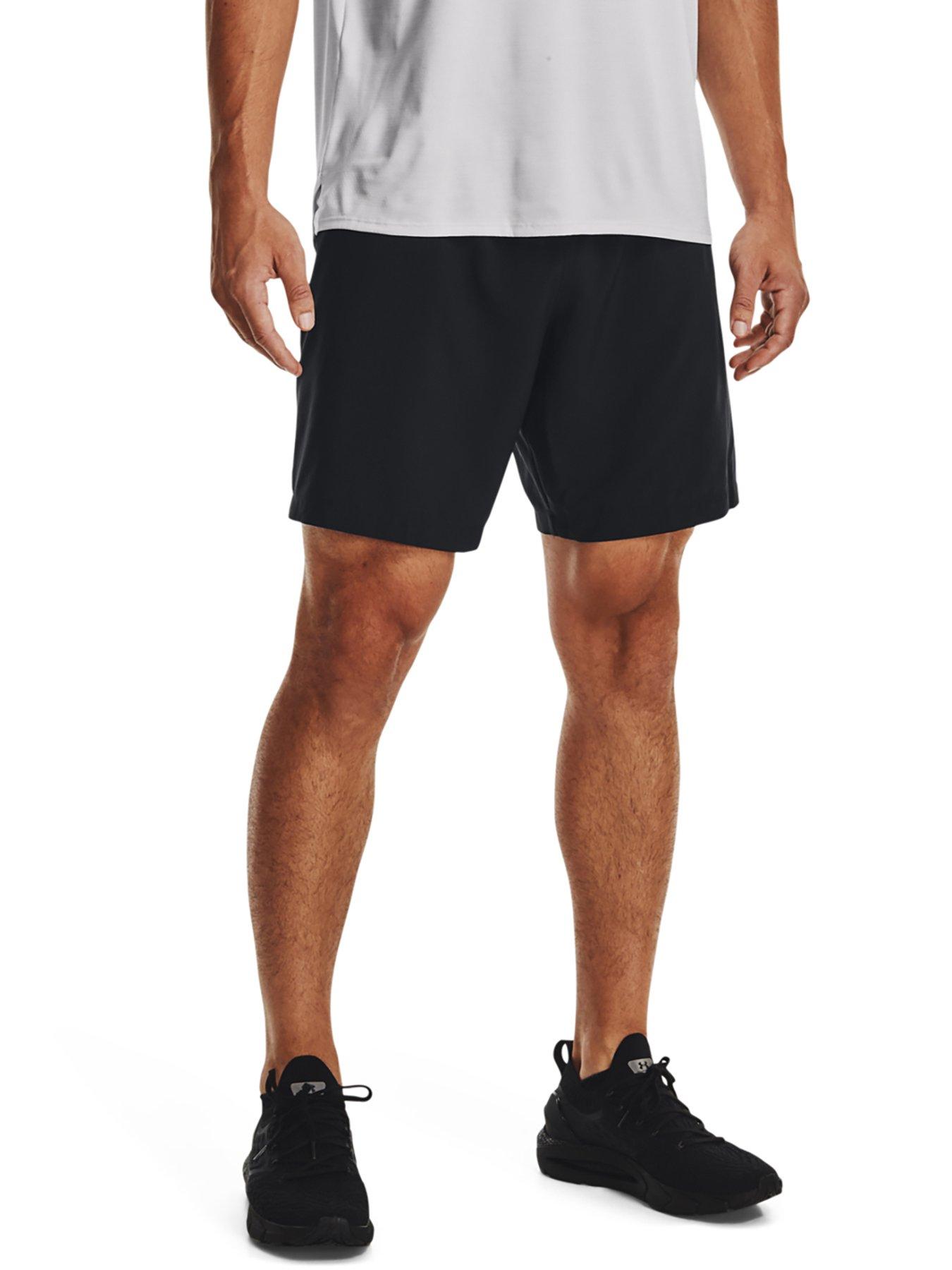 UNDER ARMOUR Mens Unstoppable Cargo Shorts - Grey/black