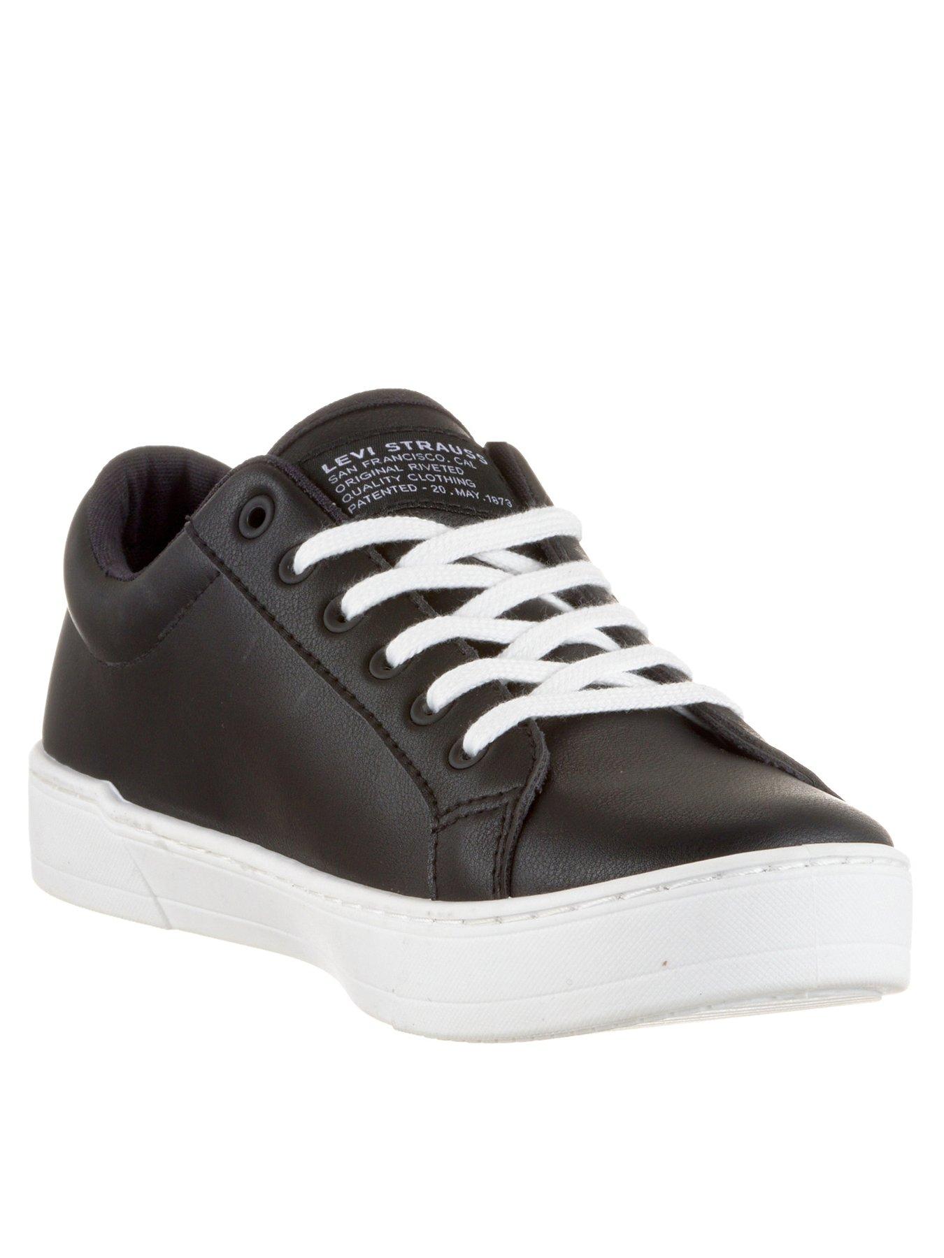 Levi's shoes black outlet and white