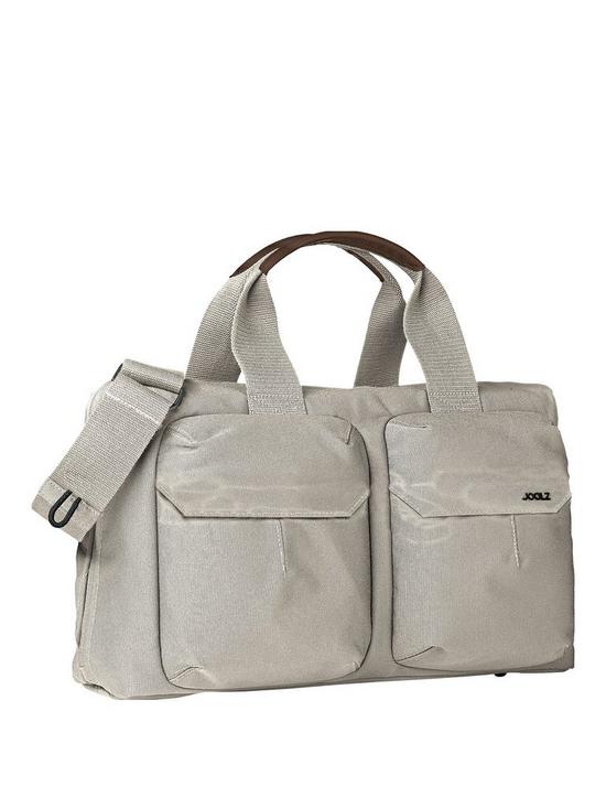 front image of joolz-nursery-bag-timeless-taupe