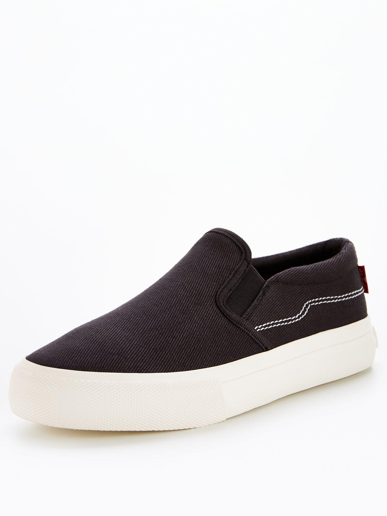 Levi's Decon Canvas Slip On Pump Black
