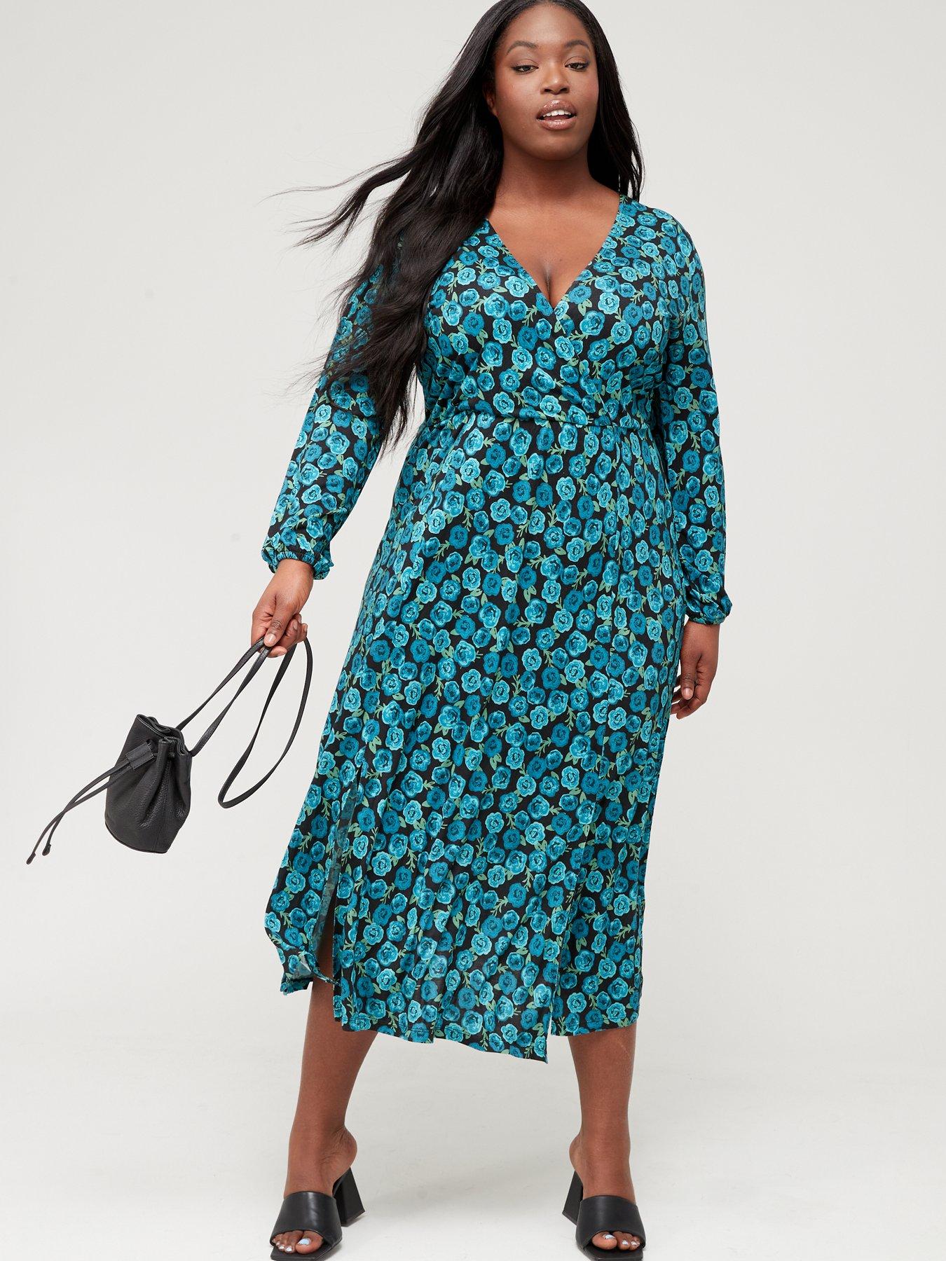 very curve midi dress