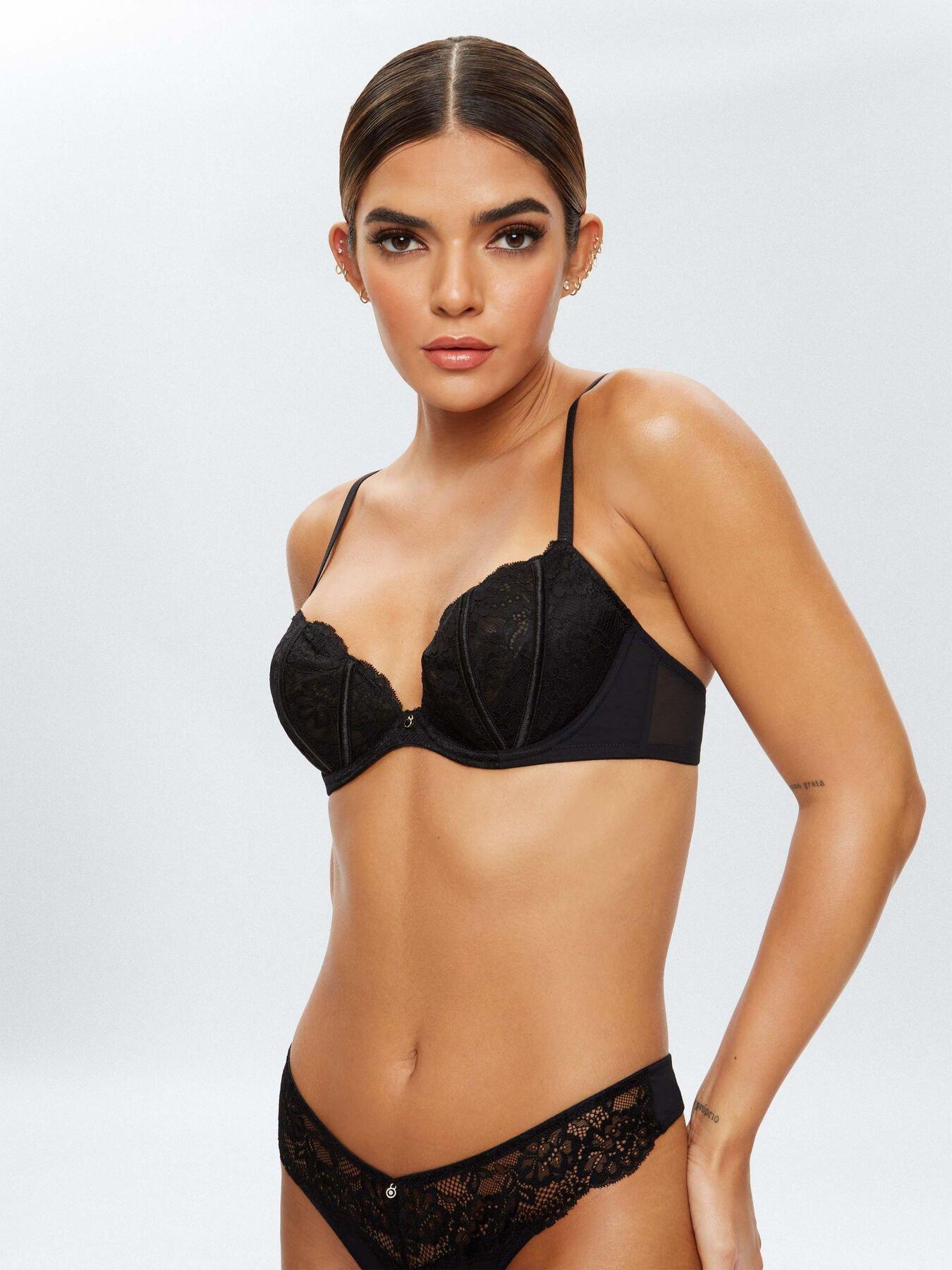 Ann Summers Sexy Lace 2 Black Balcony Bra - Various Sizes