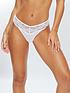  image of ann-summers-sexy-lace-planet-3pp-thong-white