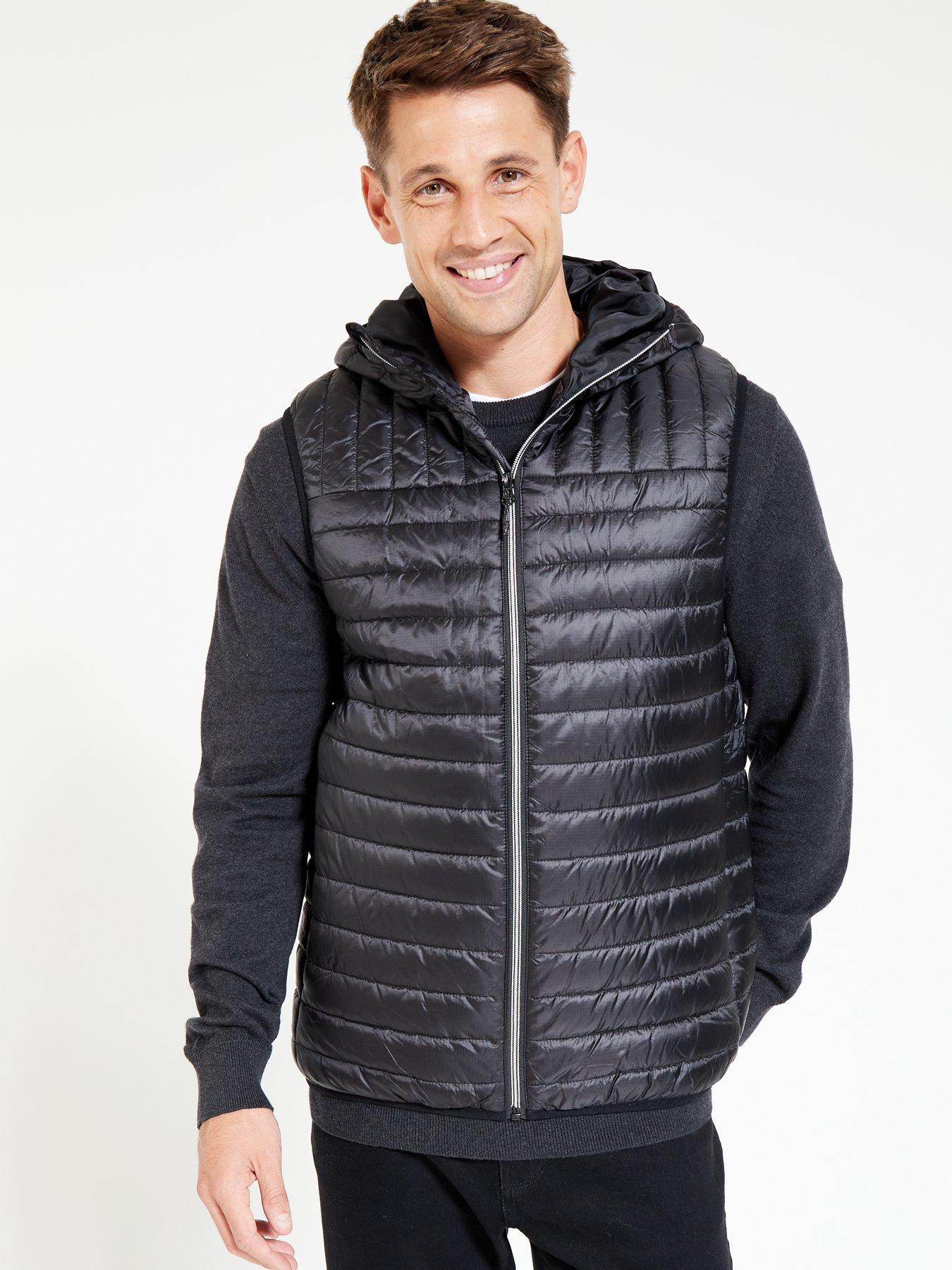 Herno Synthetic Padded Gilet in Black for Men Mens Clothing Jackets Waistcoats and gilets 