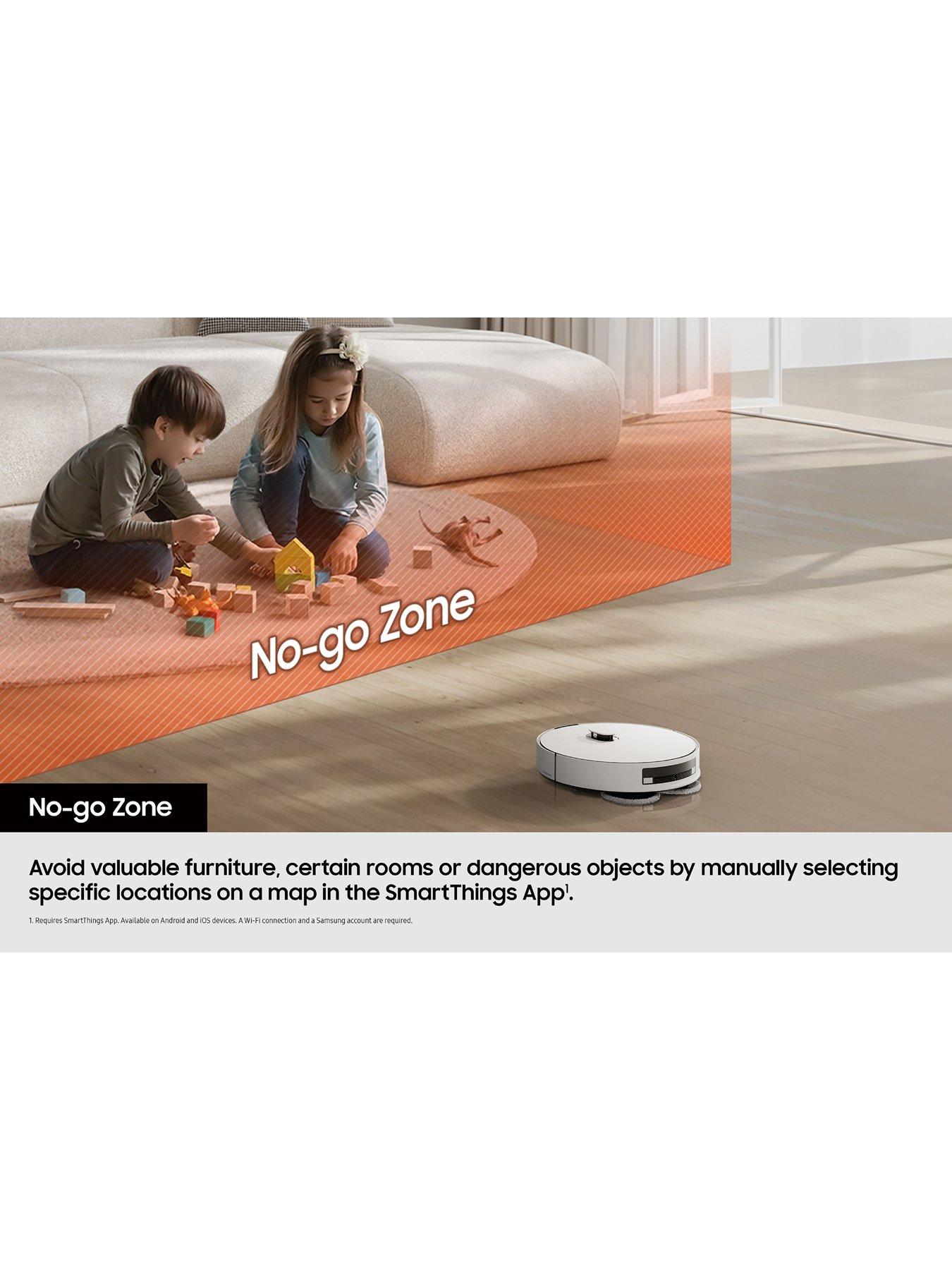 Samsung Jet Bot™+ VR30T85513W/EU Robot Vacuum Cleaner Max 60W