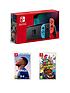 nintendo-switch-neon-console-with-super-mario-3d-world-bowsers-fury-plusnbspfifa-22front