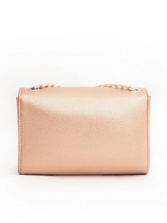 back image of valentino-bags-divina-small-crossbody-bag-rose-gold