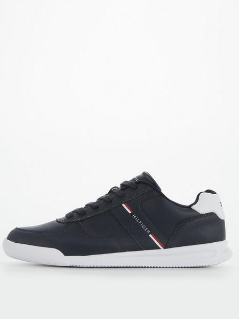 tommy-hilfiger-lightweight-leather-stripes-trainers-black