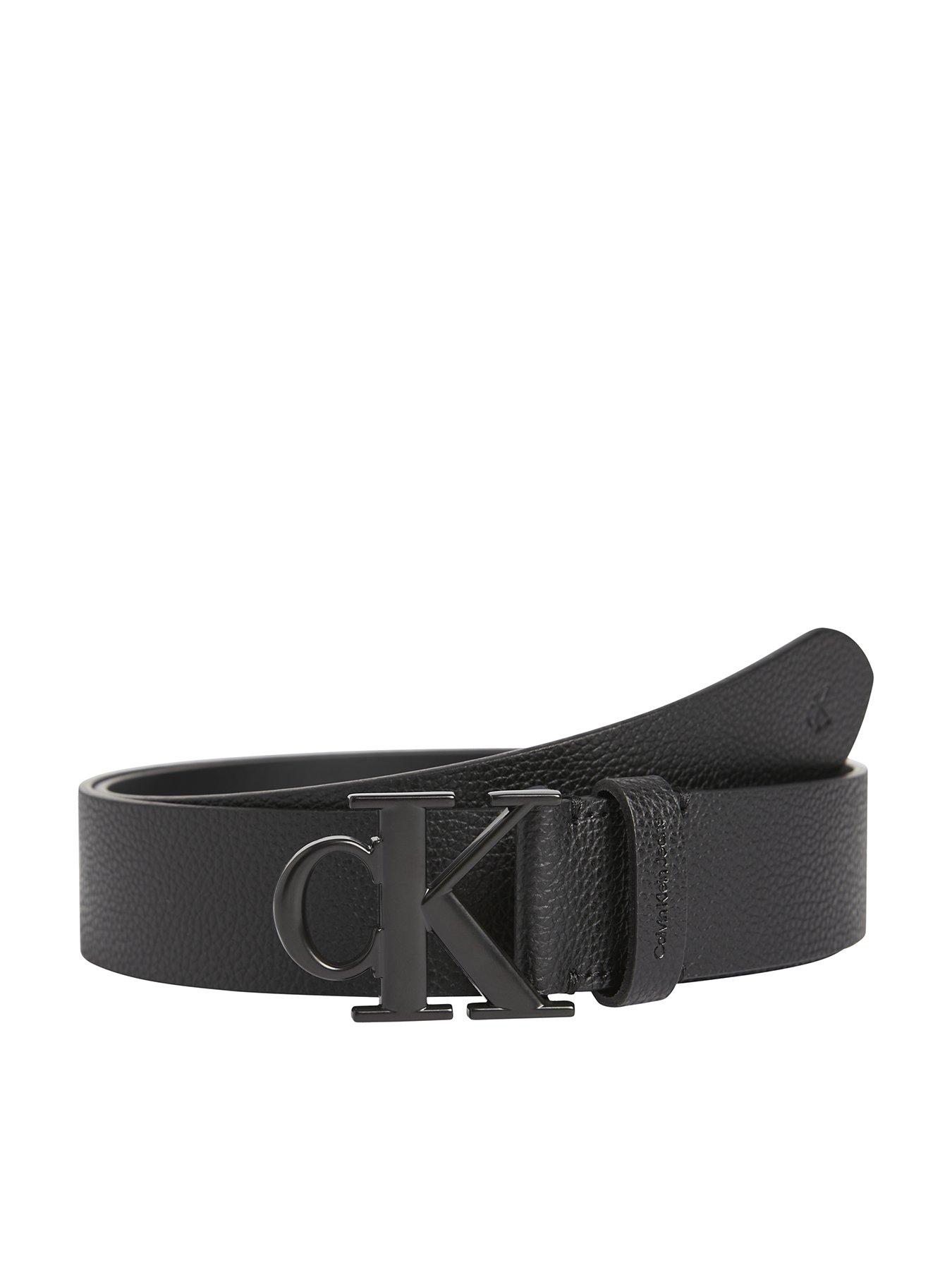 Calvin Klein Jeans Mono Hardware Belt - Black | littlewoods.com