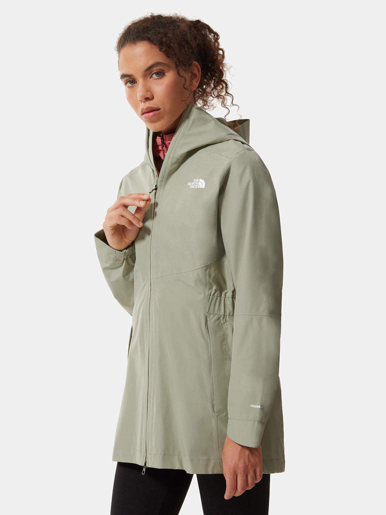 the north face women's flybae long bomber jacket