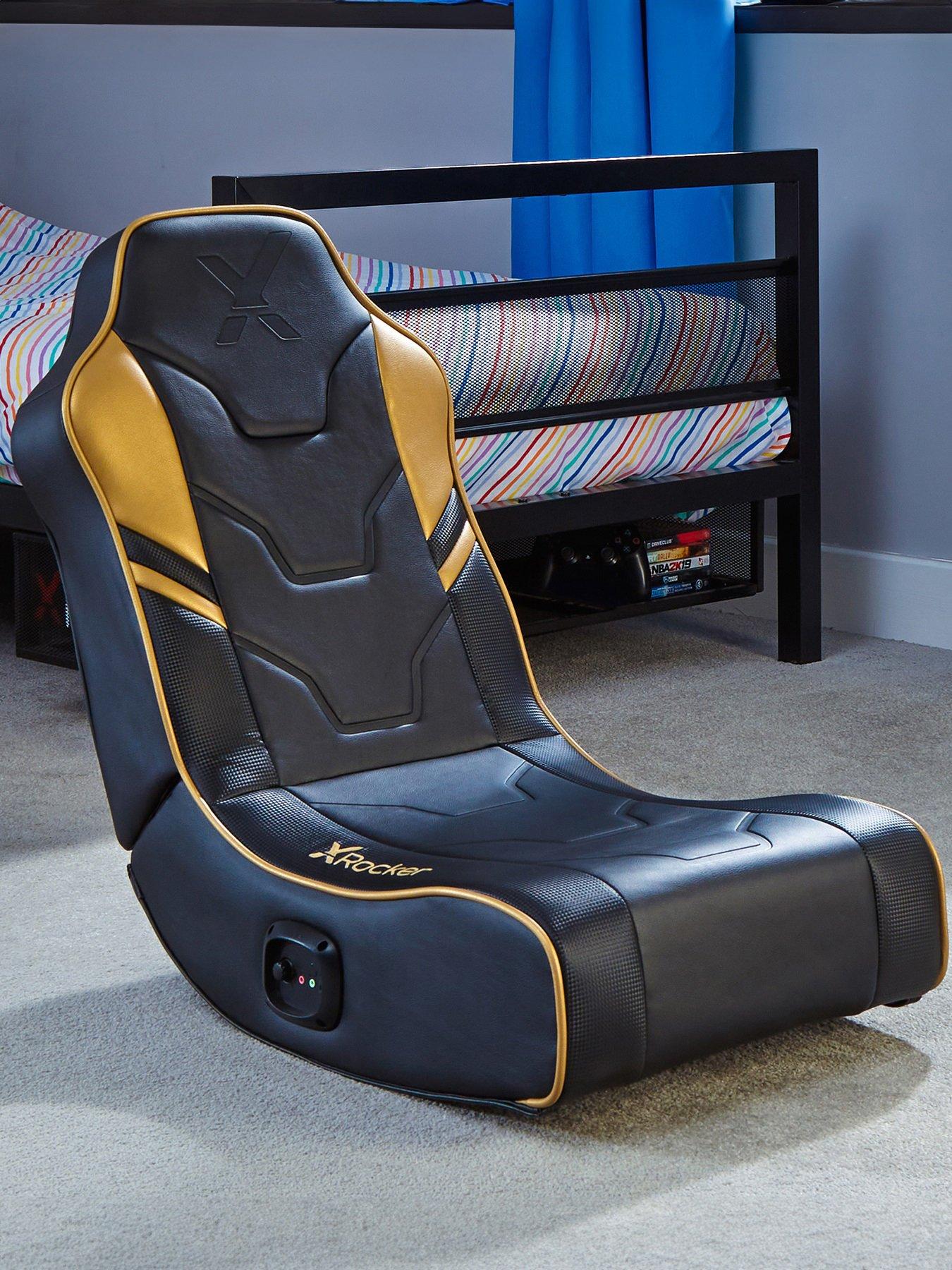undefined Shadow 2.0 Gold Limited Edition Stereo Audio Gaming Floor Rocker
