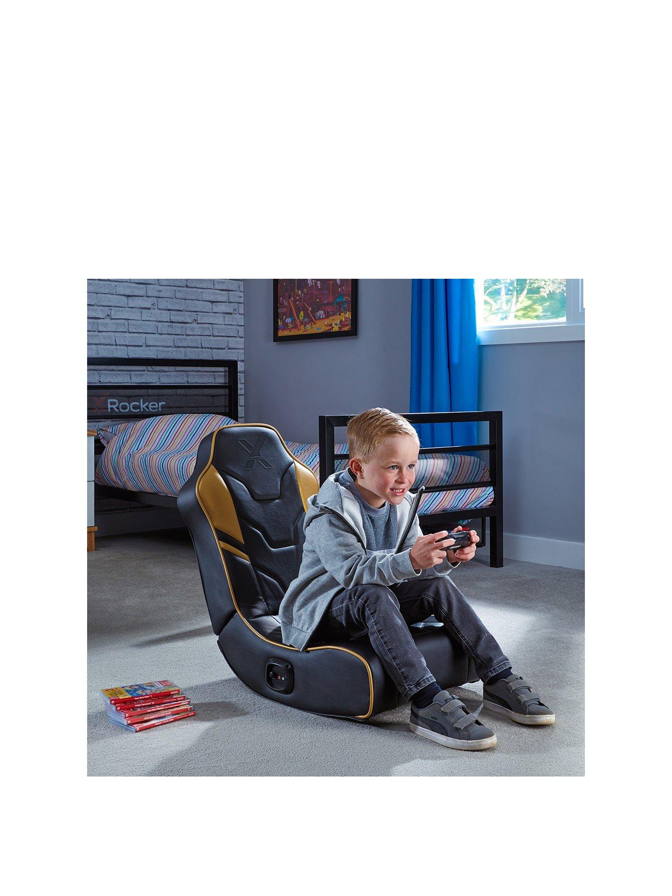 X Rocker Shadow 2.0 Gold Limited Edition Stereo Audio Gaming Floor