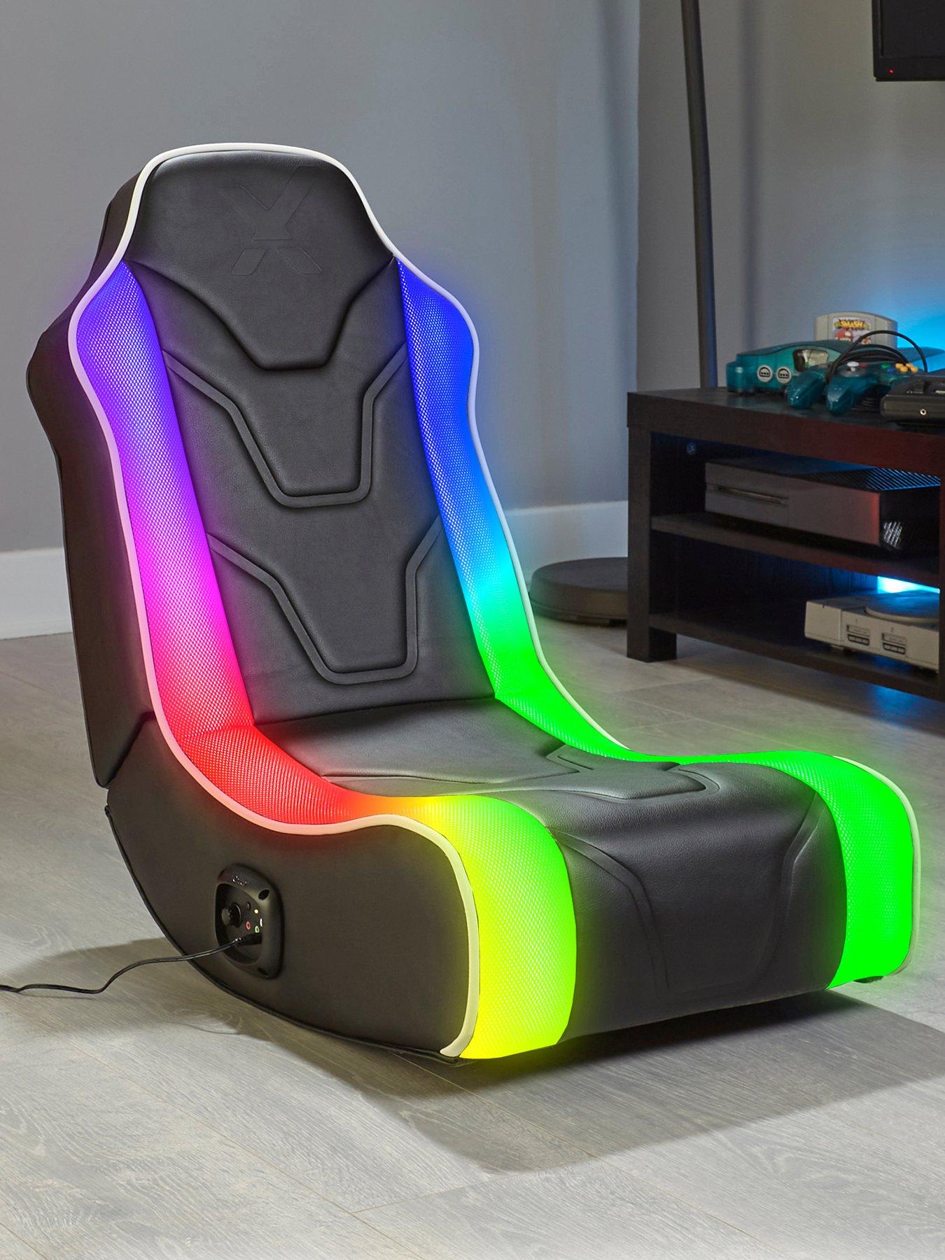 X Rocker Chimera LED RGB Stereo Audio Gaming Chair with