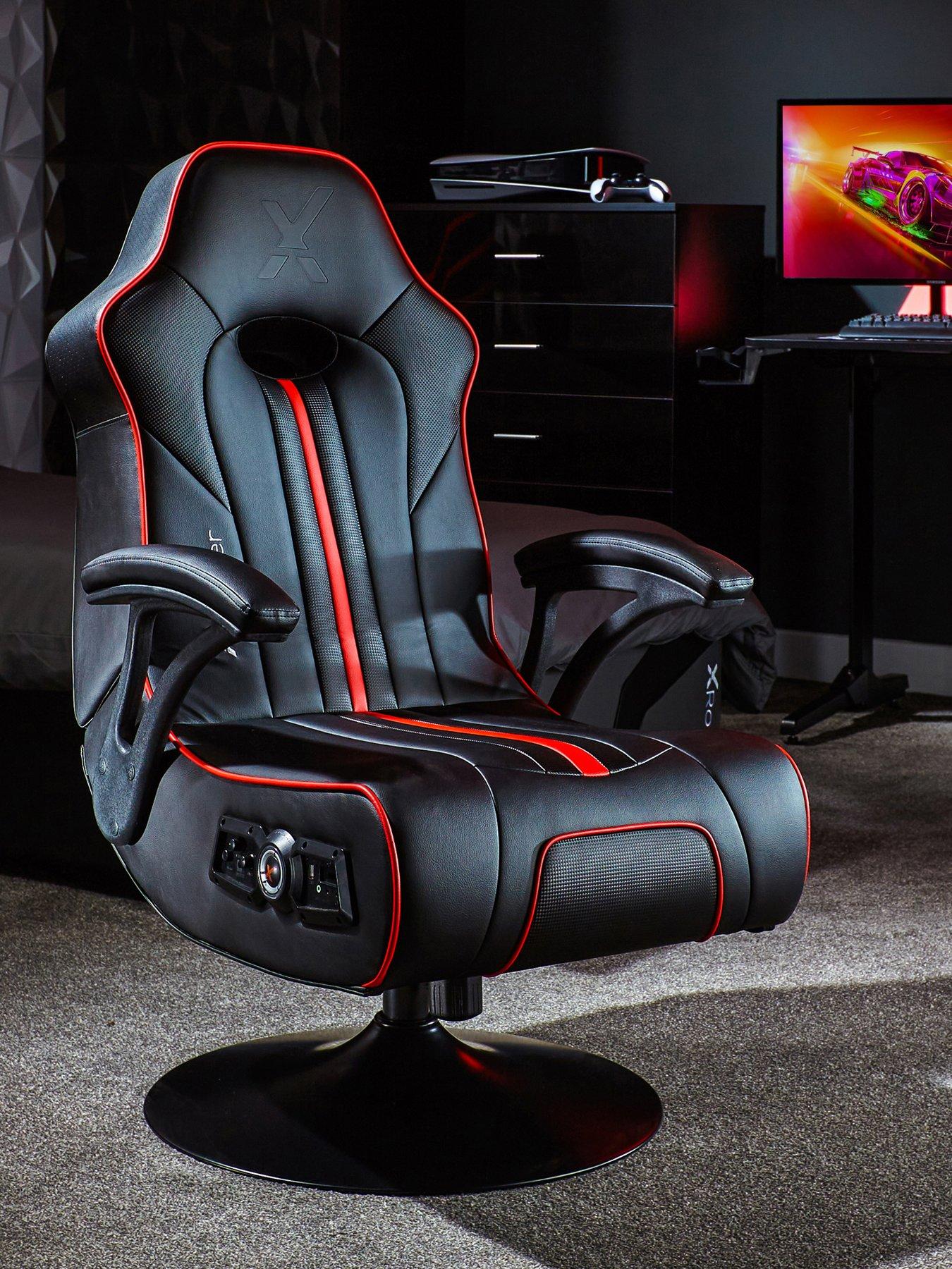 undefined Torque 2.1 Red Stereo Audio Gaming Chair with Vibration