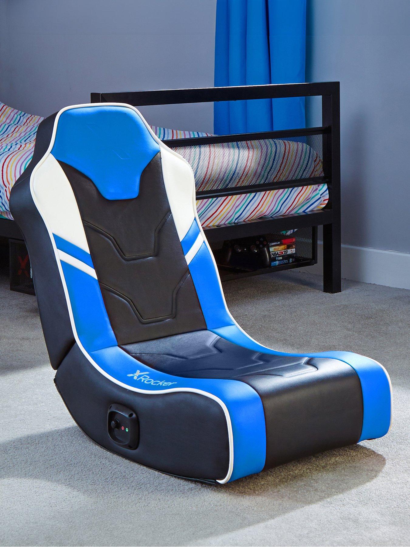 undefined Shadow 2.0 Blue Stereo Audio Gaming Floor Rocker