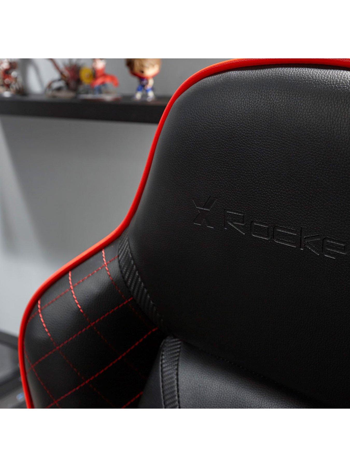  image of x-rocker-maelstrom-office-chair--nbspblackred