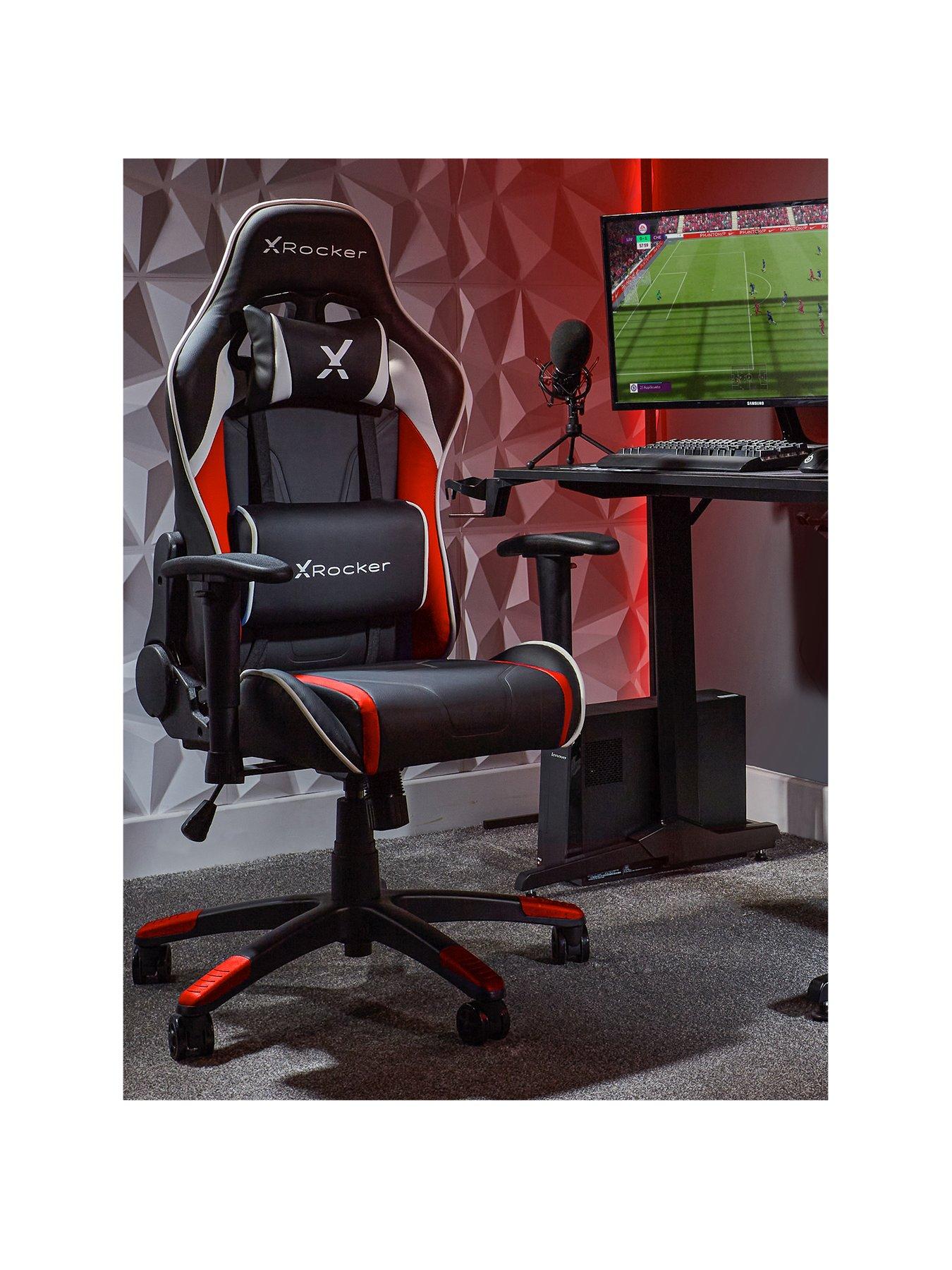 X Rocker Agility Black/Red Junior PC Office Gaming Chair