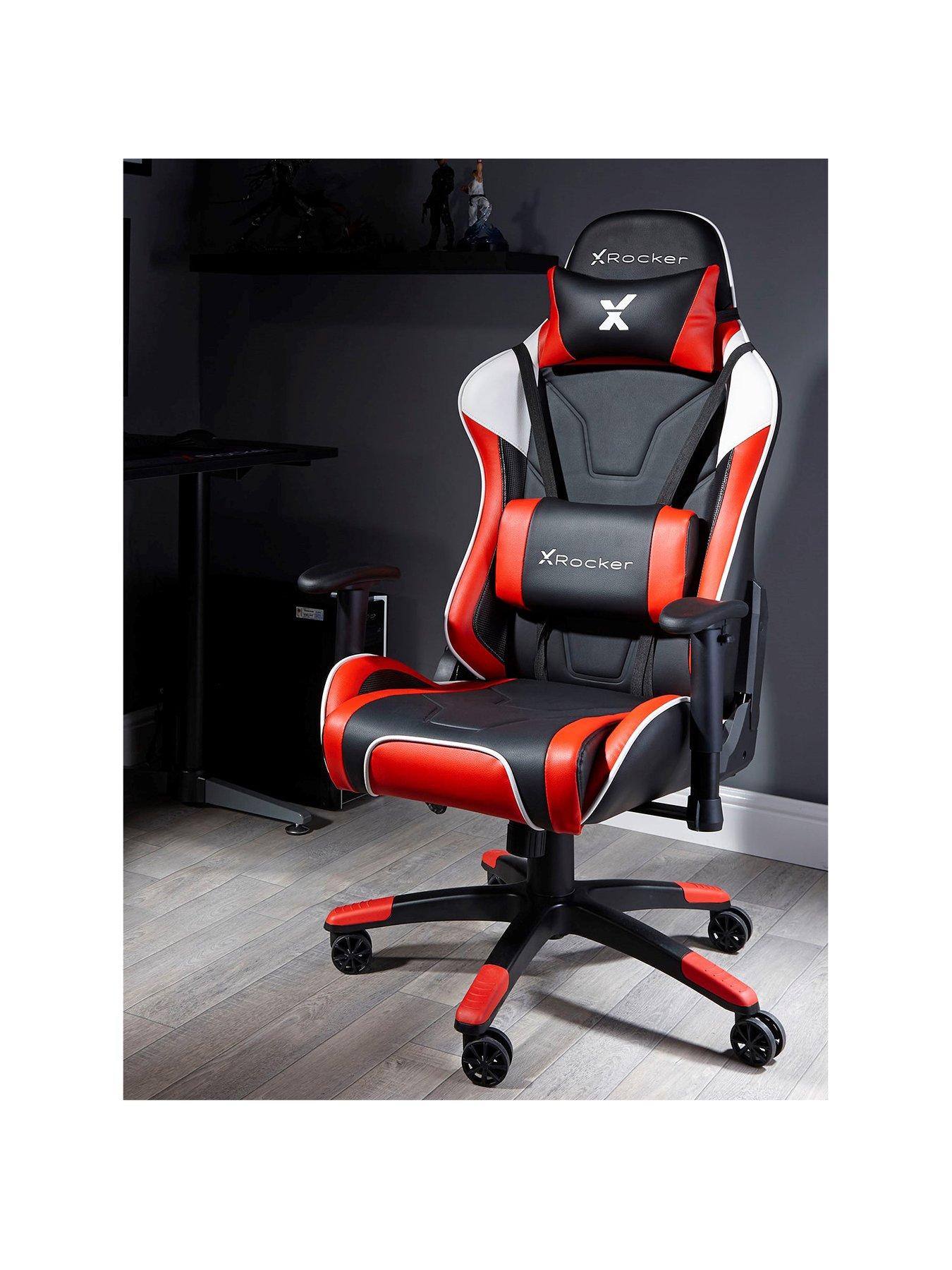 X Rocker Agility Red/Black Sport eSport PC Office Gaming Chair