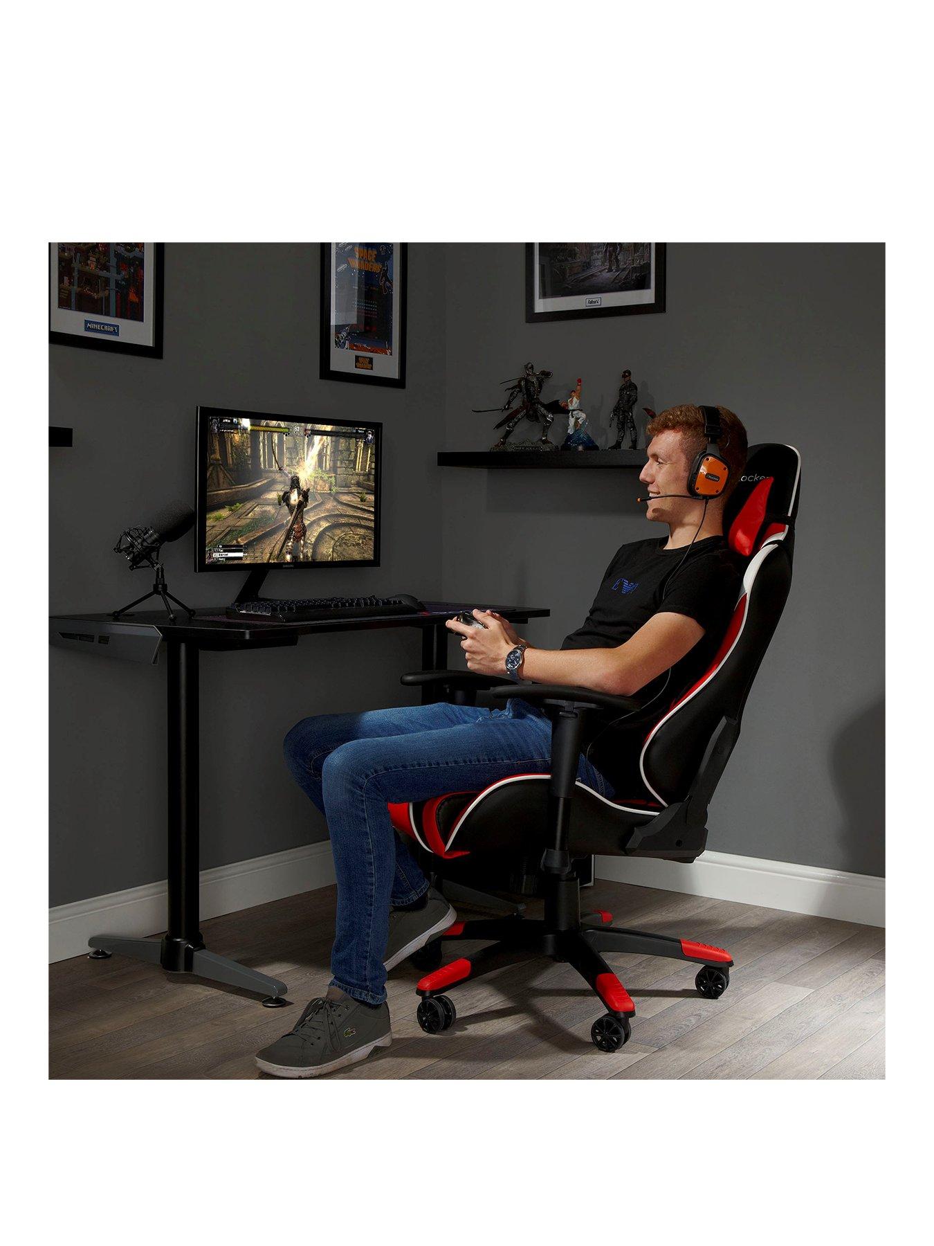 X Rocker Agility Red/Black Sport eSport PC Office Gaming Chair ...