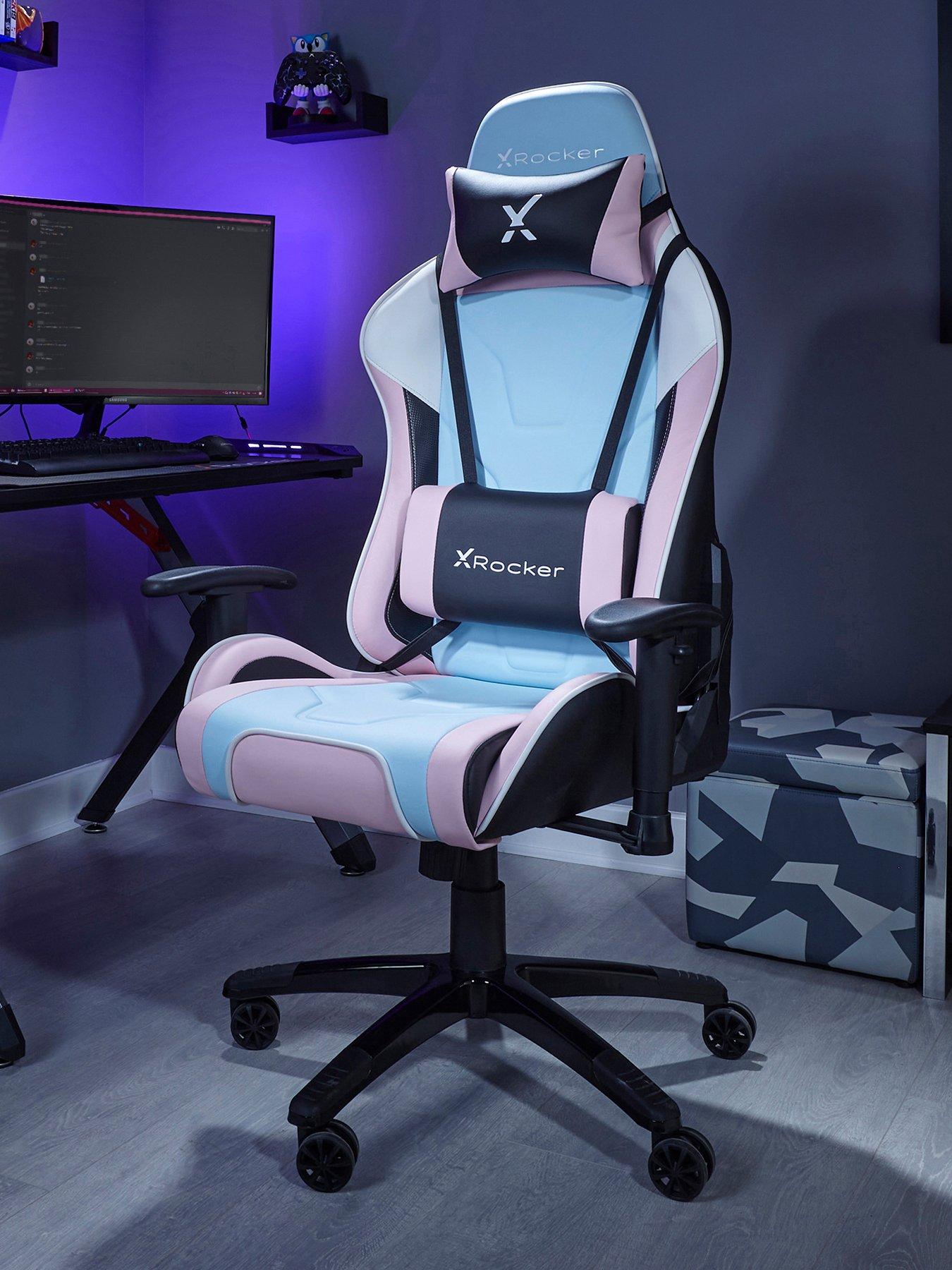 X Rocker Agility Pink Sport eSport PC Office Gaming Chair