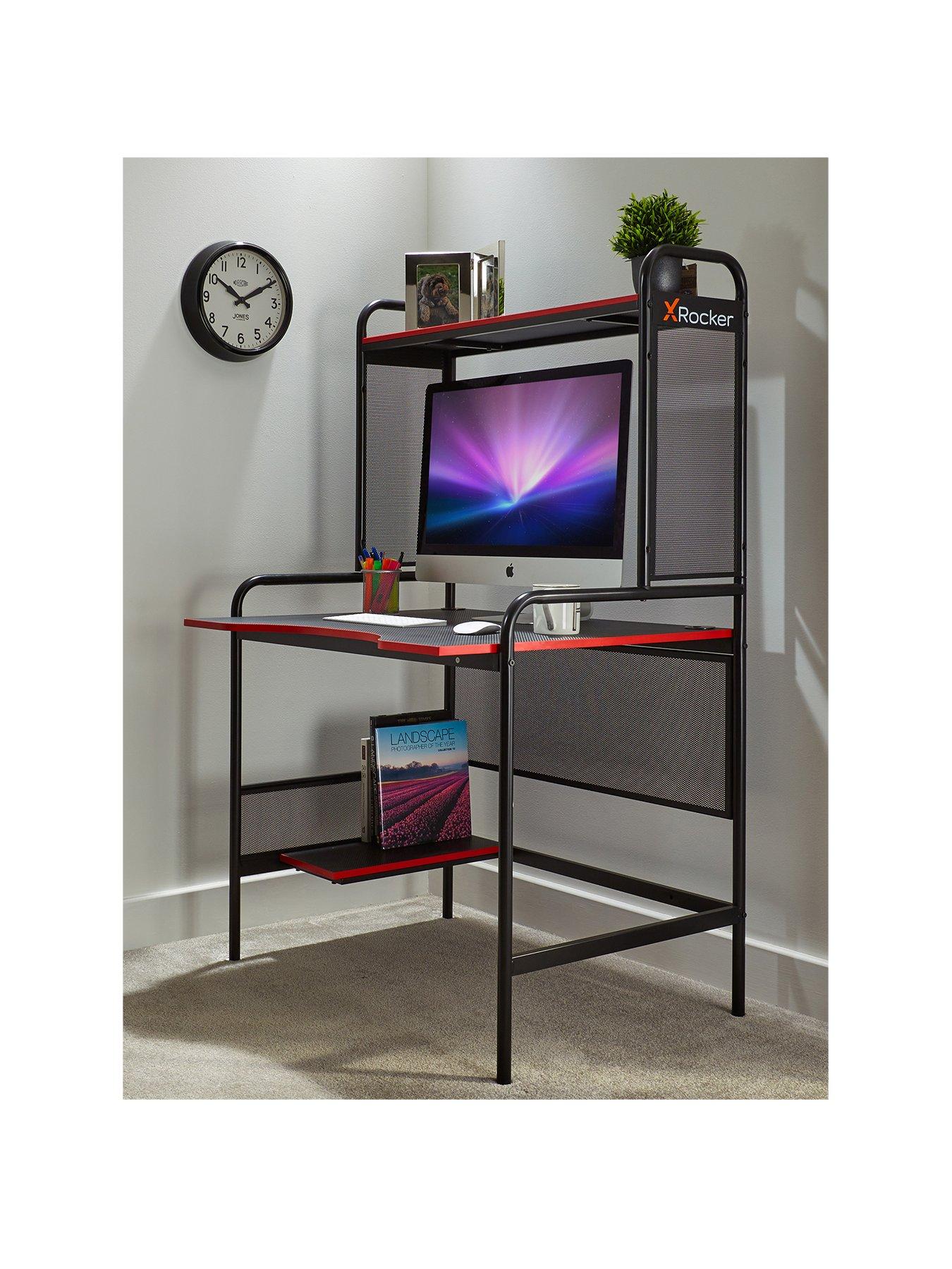  image of x-rocker-icarus-black-gaming-desk