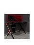  image of x-rocker-blackbluered-ocelot-gaming-desk