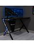  image of x-rocker-blackbluered-ocelot-gaming-desk