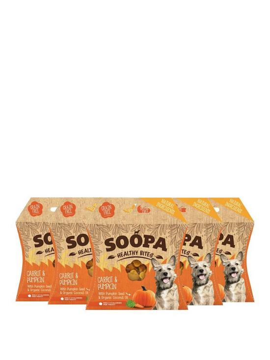 front image of soopa-5-pack-carrot-pumpkin-healthy-bites