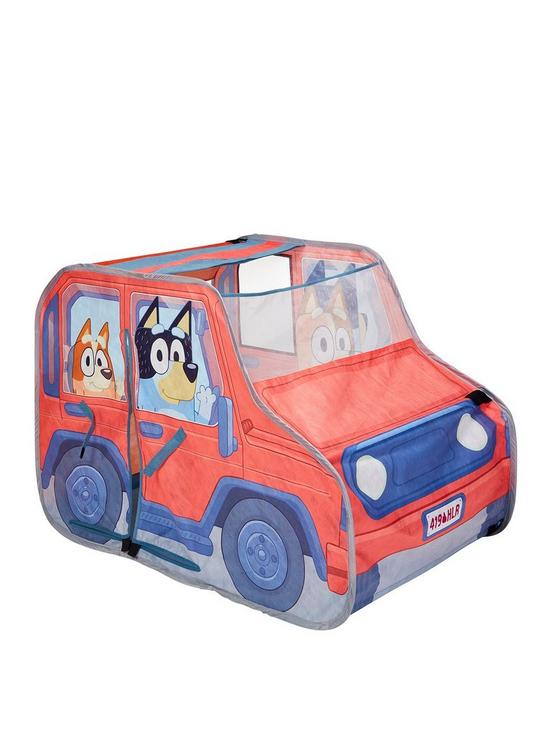 front image of bluey-heeler-4wd-pop-up-play-tent