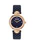 versus-versace-south-bay-rose-gold-blue-dial-blue-strapfront