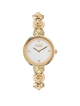versus-versace-south-bay-yellow-gold-white-dial-bracelet
