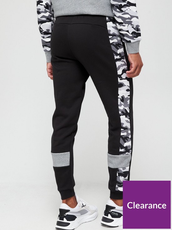 stillFront image of puma-essentials-camo-sweatpants-black