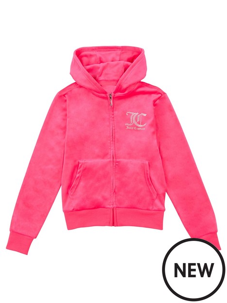 juicy-couture-girls-velour-zip-through-hoodie-neon-pink
