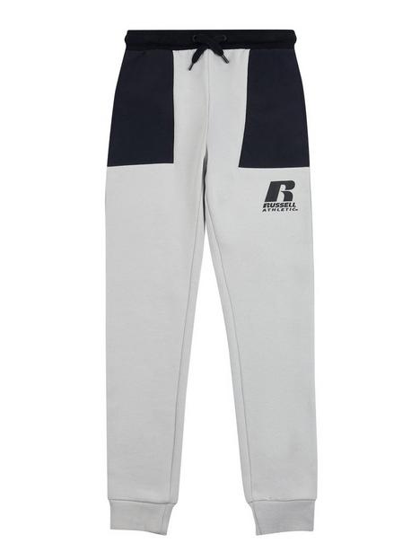 russell-athletic-boys-contrast-nylon-jogger-grey