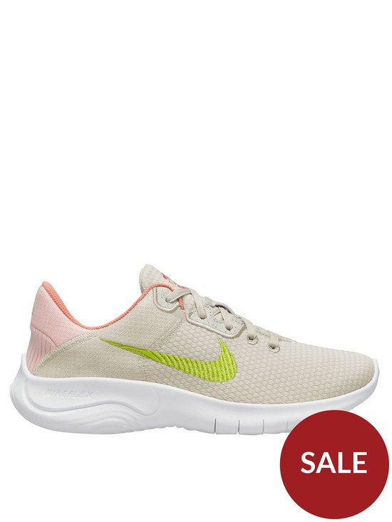front image of nike-flex-experience-run-11-next-nature-off-whitegreen