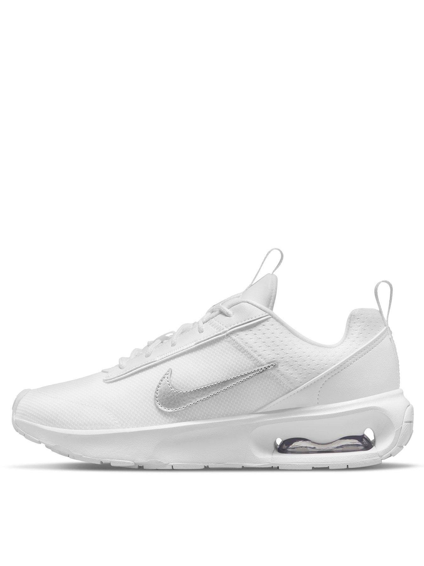 Women s Air Max Intrlk Lite Trainers WHITE SILVER