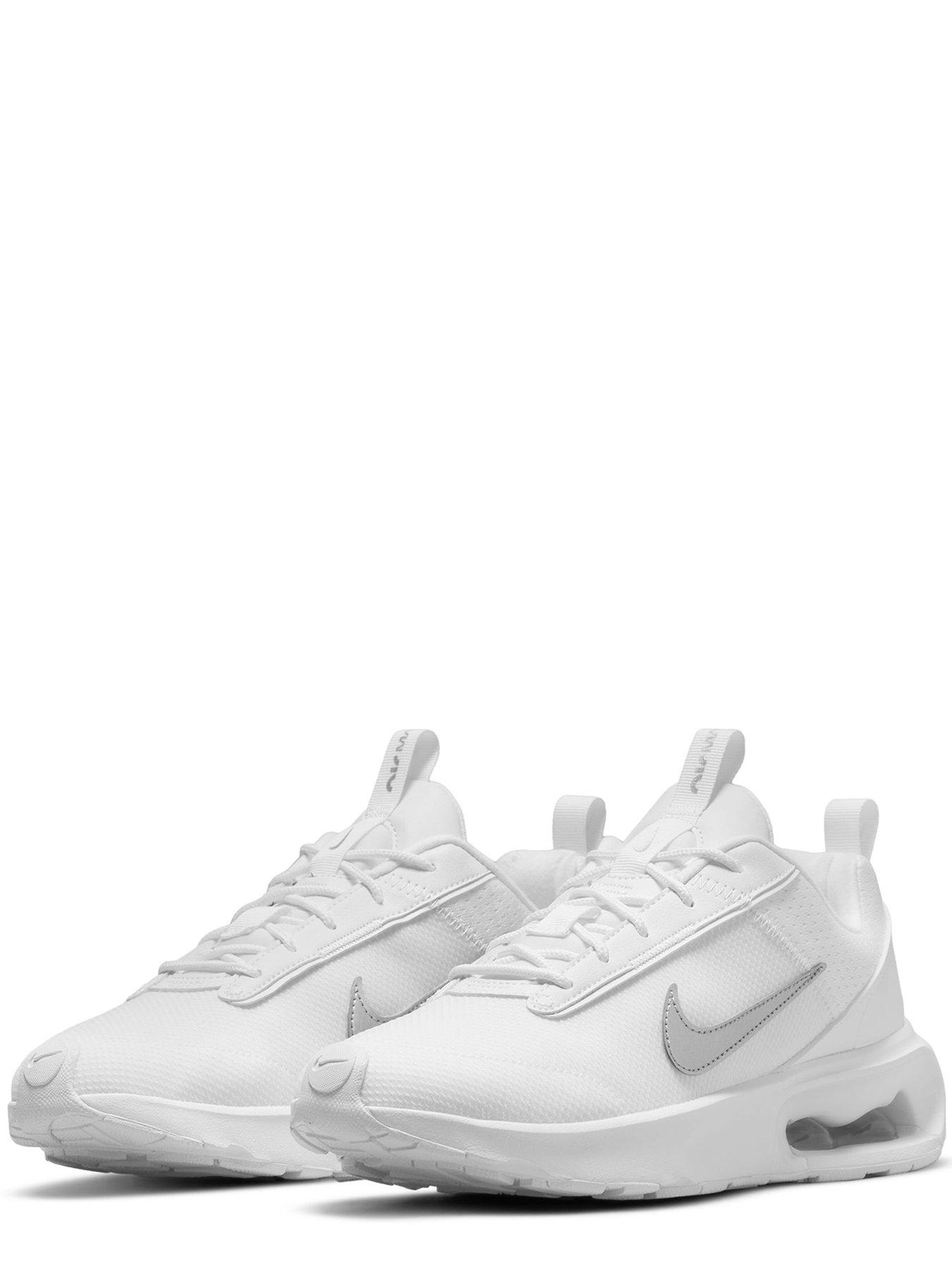 Nike silver outlet trainers