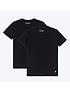  image of lyle-scott-boys-2-pack-lounge-t-shirts-black