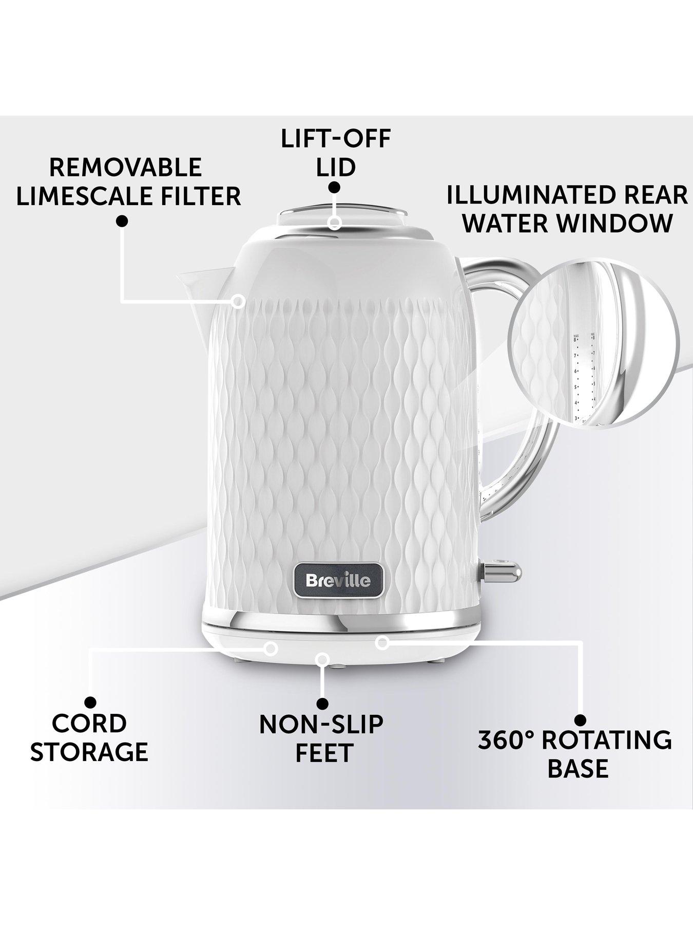 Breville curve kettle 2024 and toaster white