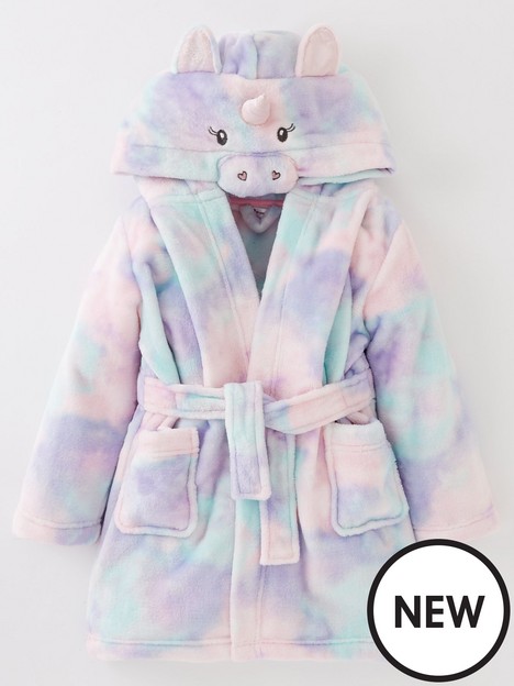 mini-v-by-very-girls-novelty-unicorn-fleece-robe-multi