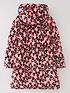  image of everyday-girls-leopard-fleece-robe-hot-pink