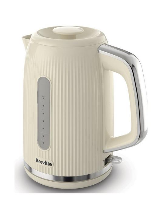 front image of breville-bold-kettle-cream