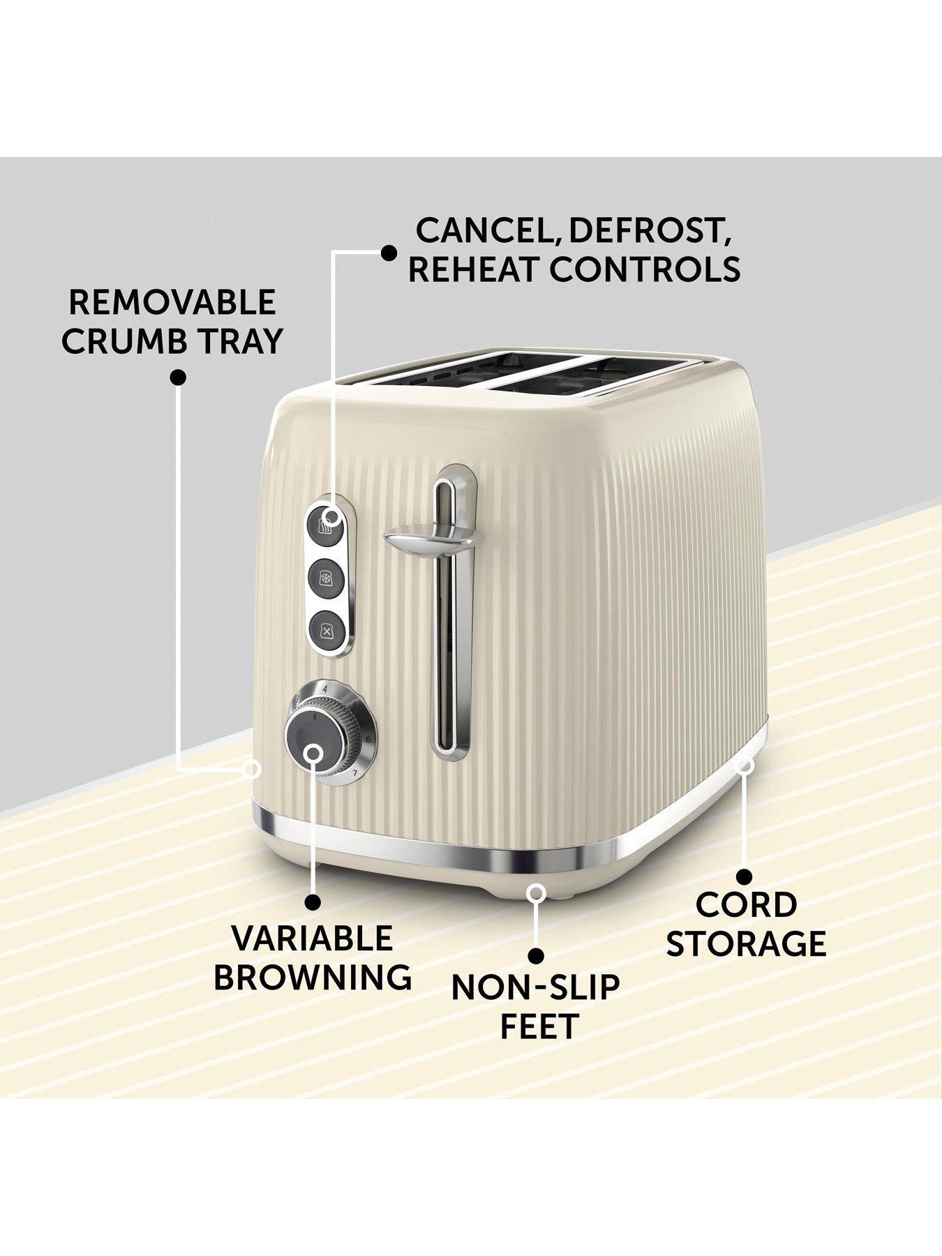 Image 3 of 6 of Breville Bold 2-Slice Toaster - Cream