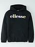  image of ellesse-older-girls-revello-hoodie-black