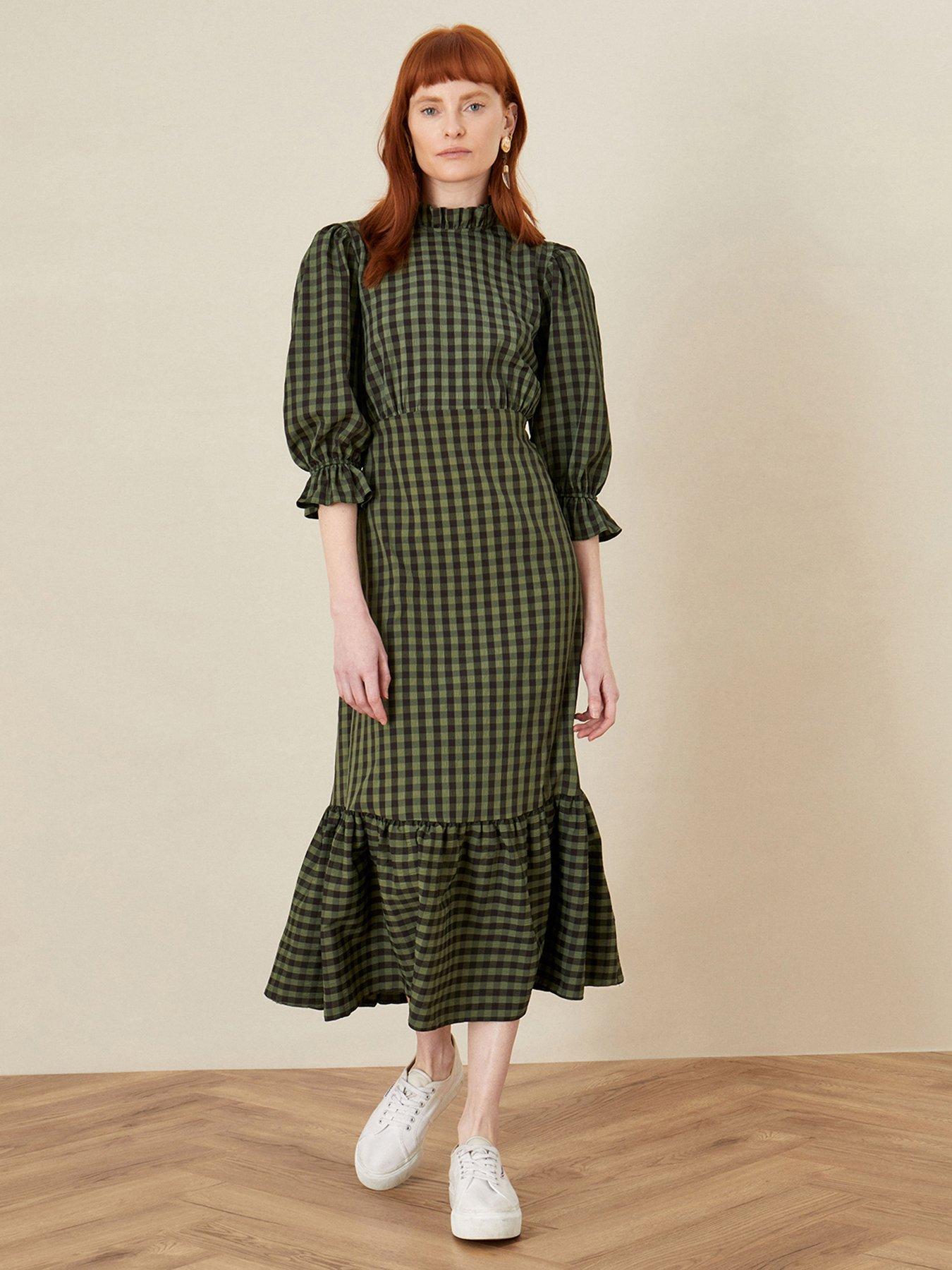 monsoon sofia gingham dress