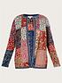  image of monsoon-print-patchwork-jersey-jacket