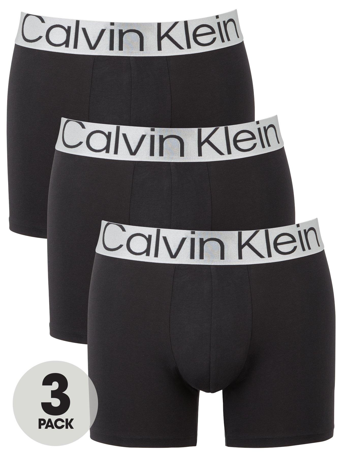 3 Pack Boxer Briefs Black