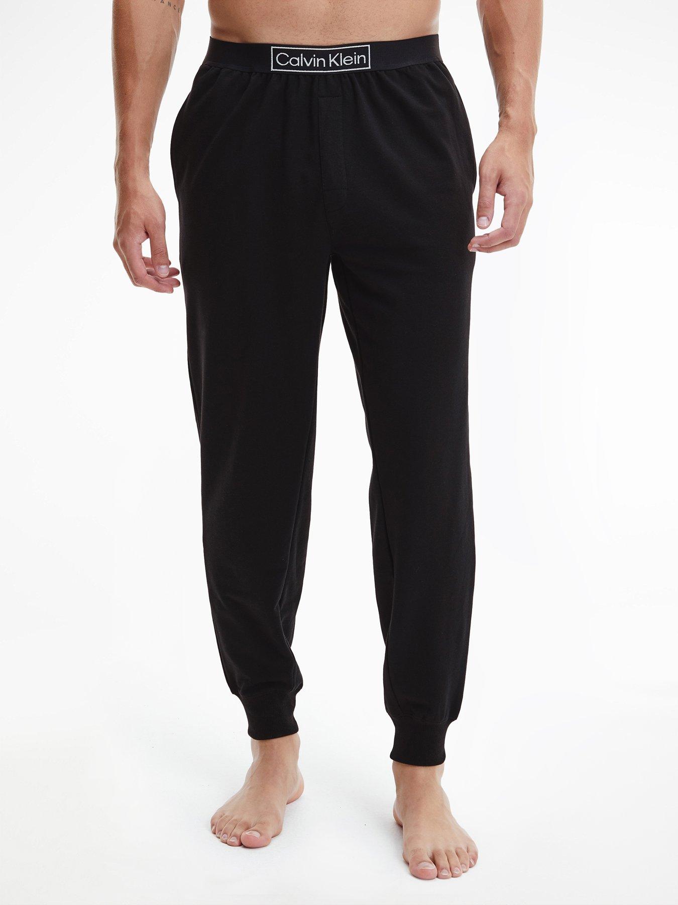 calvin klein black lounge pants