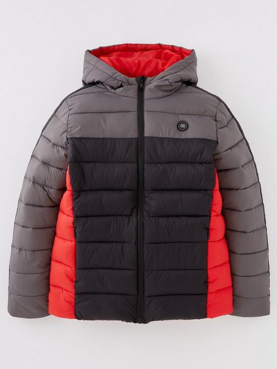 front image of v-by-very-boys-colour-block-padded-jacket-multi